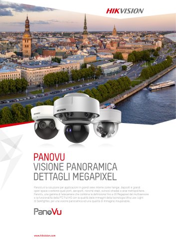 PANOVU VISIONE PANORAMICA DETTAGLI MEGAPIXEL