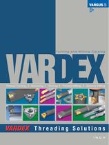 Vardex Thread Milling & Thread Turning Main Catalog English Inch 050EA