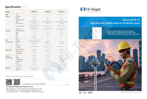 Hi-Target/GNSS Receiver/ Qbox 8