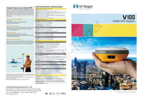 Hi-Target/GNSS RTK System/ V100