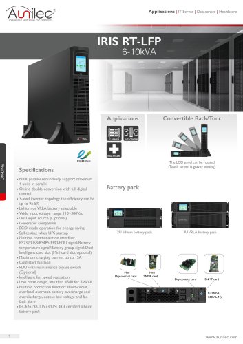 Datasheet IRIS-LFP 6-10