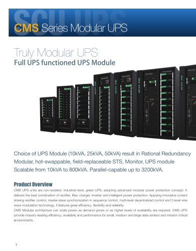 CMS Modular UPS 10-3200KVA