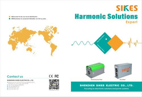 Sikes catalog for passive harmonic filter and sine wave filter