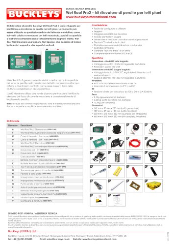 Datasheet: Wet Roof Pro2