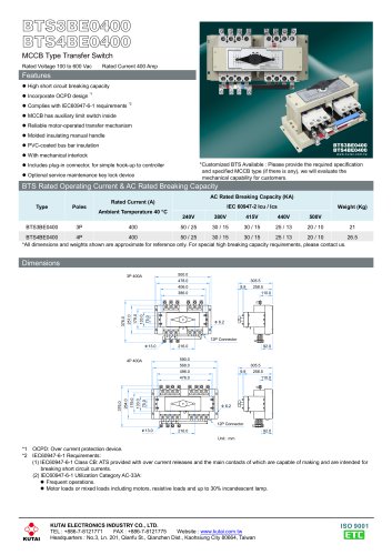 BTS3BE0400 / BTS4BE0400
