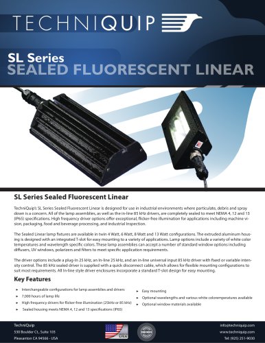 SL Series Sealed Fluorescent Linear