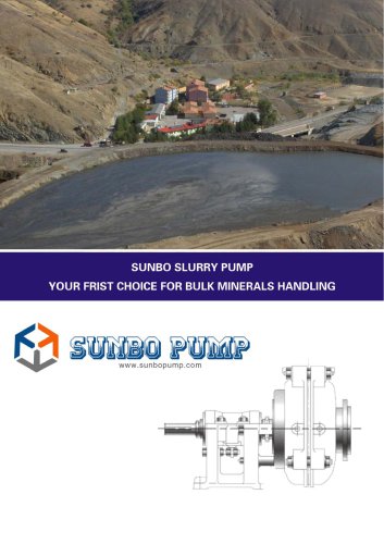 Sunbo Pump-Centrifugal Slurry Pump-Mineral Processing Line