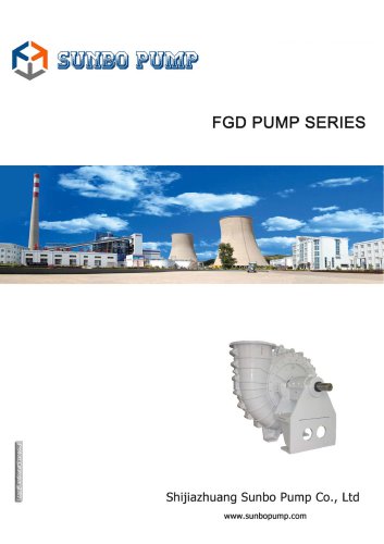 Sunbo Pump FGD Pump Power Plant Application