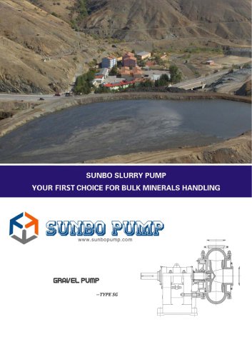 Sunbo Pump Gravel Pump River Dredging Dredger Pump