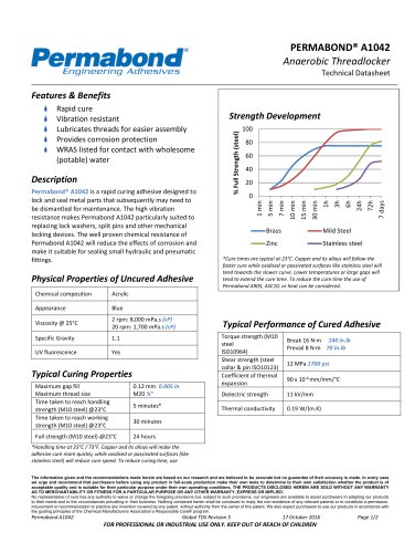 Permabond&reg; A1042