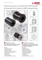 Valvola a manicotto pneumatica con filettatura interna - tipo VMP-Compact