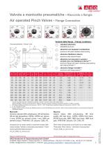 Valvole a manicotto pneumatiche con raccordo a flangia - 2
