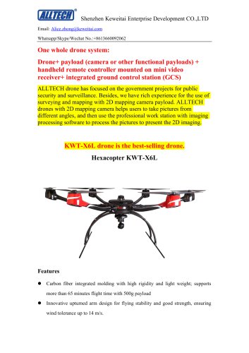 KWT-X6L for 2D surveying and mapping details