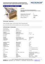 Geared Limit Switch in high-grade steel-housing with double-shaft