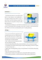 D series Heavy Duty Double Shaft Shredder