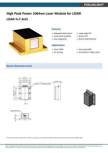 LiDAR-Tx F AL01