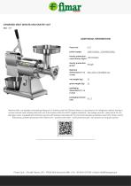 COMBINED MEAT MINCER AND GRATER 12AT