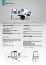 Adroit 022C Stationary Shotcrete And Concrete Pumps