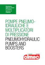 Catalogo - Pompe Pneumoidrauliche E Moltiplicatori Di Pressione - 1