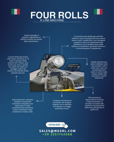 MG 4-rolls plate rolling machines (patented)