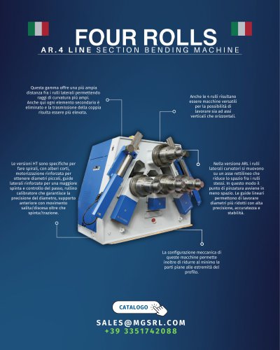 MG 4-rolls profile rolling machines