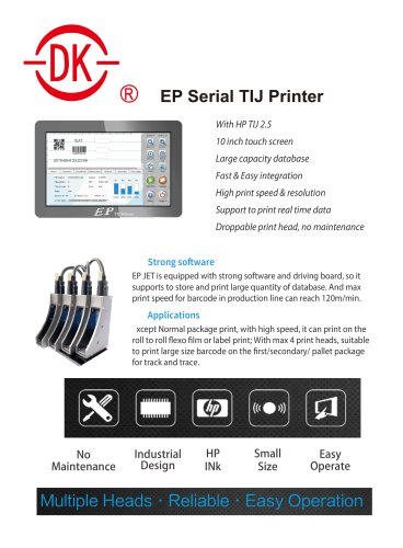 EP Serial TIJ Printer