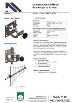 Universal Quick-Mount Bracket(25 to 60 mm)