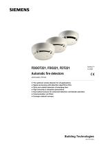 FDOOT221, FDO221, FDT221 Automatic fire detectors