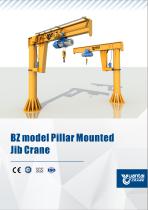 BZ model Pillar Mounted Jib Crane