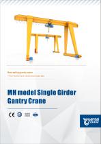 MH model Single Girder Gantry Crane