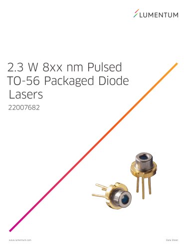 2.3 W 8xx nm Pulsed TO-56 Packaged Diode Laser