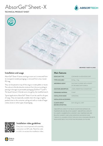 AbsorGel® Sheet-X