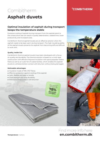 Asphalt duvets