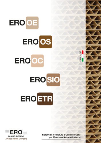 Sistemi di Incollatura e Controllo Colla per Macchine Settore Ondulato