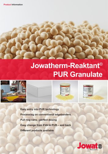 Jowatherm-Reaktant PUR Granulate