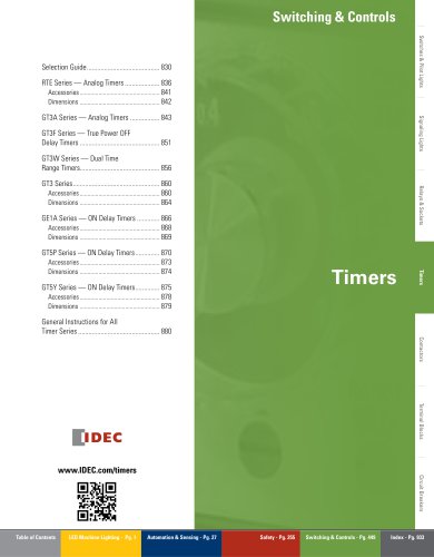 Complete Timer Catalog