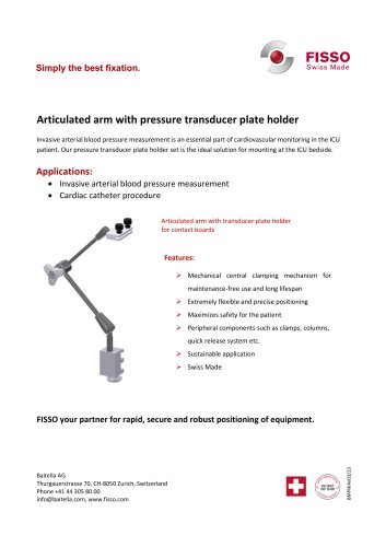 FISSO Pressure Transducer Holders
