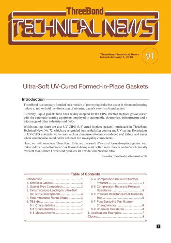 Ultra-Soft UV-Cured Formed-in-Place Gaskets