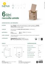 6 litri raccolta umido