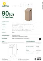 90 litri cartonbox