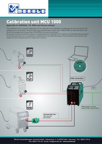 calibration unit MCU 1000