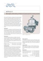 AFPX617 - High capacity solids-ejecting centrifuge