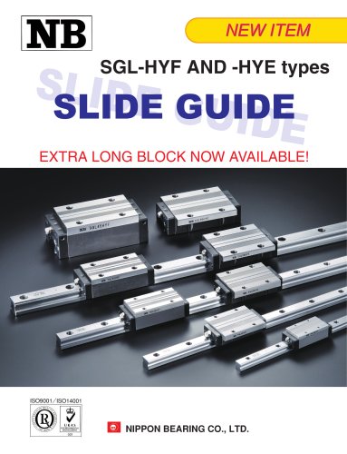 Slide Guide SGL-HYF and HYE