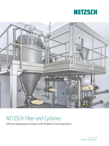 Netzsch filter and cyclones