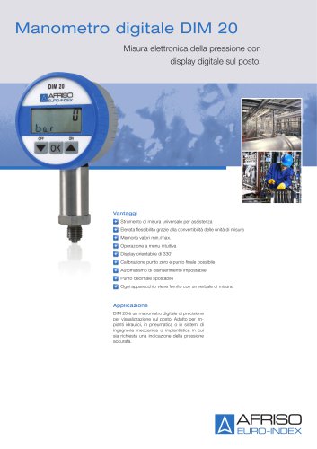 DIM 20 - Digital pressure gauge