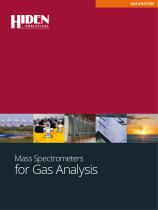 Mass Spectrometers for Gas Analysis Applications