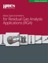 Mass Spectrometers for Residual Gas Analysis – RGA