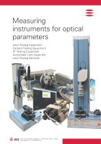 Measuring instruments for optical parameters