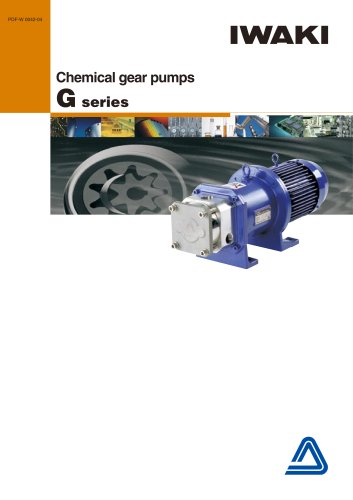 Chemical gear pumps