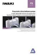 Pneumatic drive bellows pumps FS series